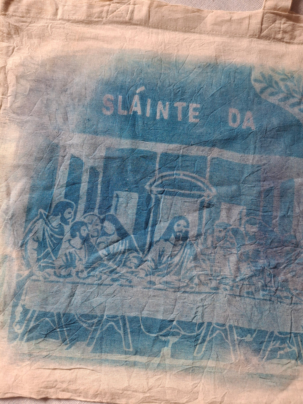 Sláinte da last supper cyanotype