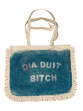 Dia Duit Bitch Maxi Ruffle Tote