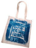 OK Love You Bye cyanotype tote